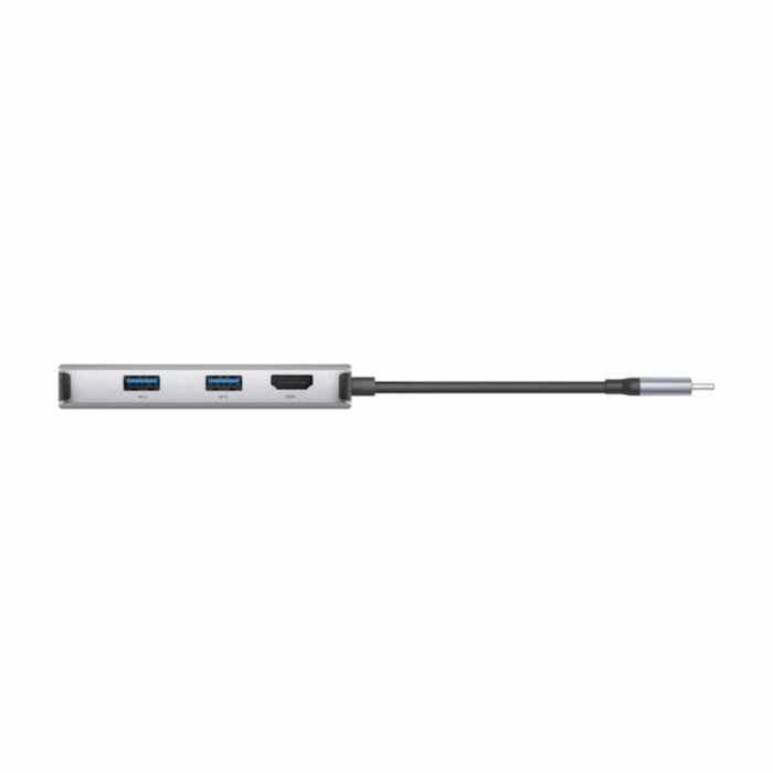 Belkin USB-C 5-in-1 Multiport Hub, 4K@60Hz, HDMI, SD, microSD, USB-A - Silver - Image 3
