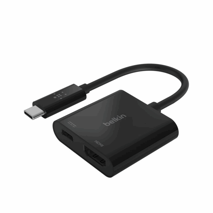 Belkin USB-C to HDMI + Charge Adapter - Black - Image 1