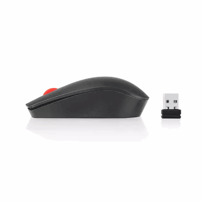 Lenovo ThinkPad Essential Wireless Mouse - Black - Image 3