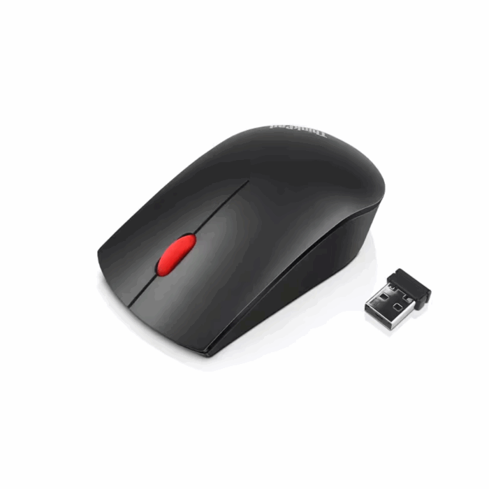 Lenovo ThinkPad Essential Wireless Mouse - Black - Image 2