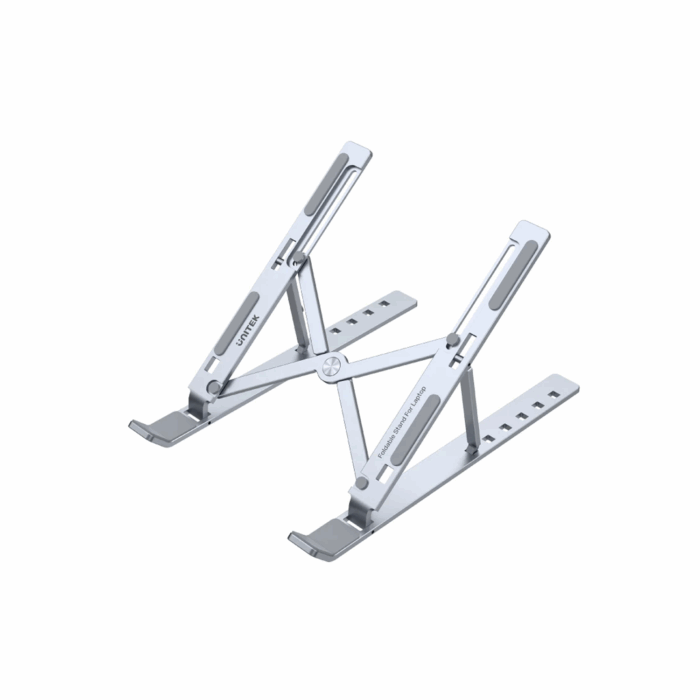 Unitek OT155SL, Adjustable Laptop Stand - Silver - Image 1