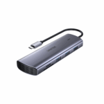 Unitek D1113A, 9-in-1 USB-C 5Gbps Hub, HDMI, VGA, USB-A, SD & MicroSD card reader, RJ45 - Space Grey