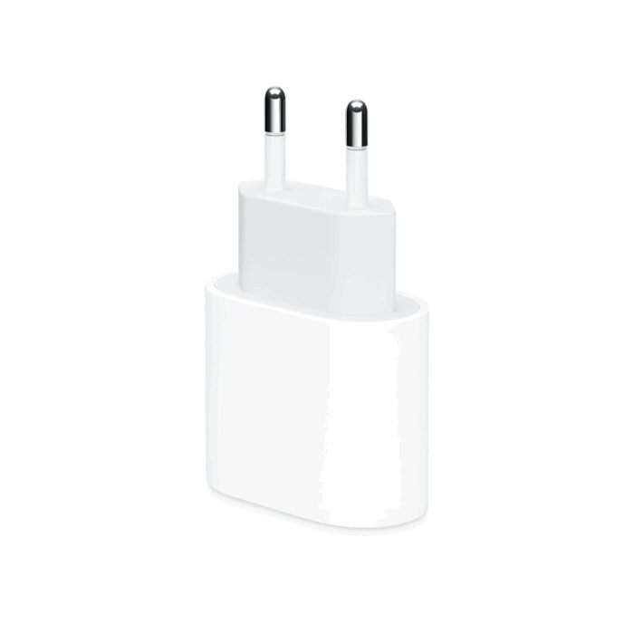 Apple USB-C Power Adapter, 20W, EU, White - Image 1