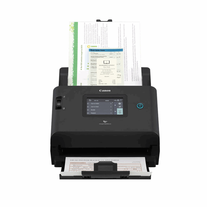 Canon DR-S350NW Document Scanner, 50 ppm, A4, 100-1200dpi, Document Feeder 60 хуудас, SDV: 6000-9000 скан - Image 4