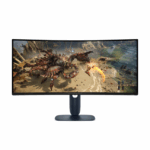 Dell Alienware 34 Gaming Curved Monitor, 34 inch, 3440x1440 at 180Hz, HDMI Port, DP Port, USB-A Port, USB-B Port, DP Cable, HDMI Cable, USB A to B Cable