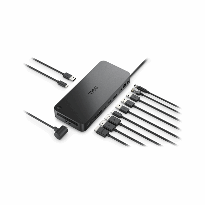 Dell Pro Dock, WD25 (EUR), HMDI, DP, USB-A, USB-C, RJ45, Audio - Black - Image 4