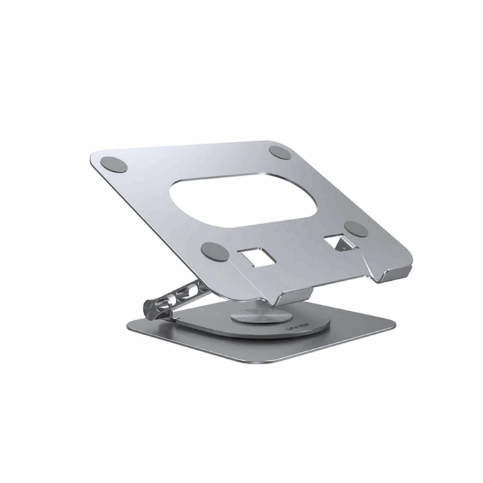 Unitek Adjustable Laptop Stand with 360° Rotating Base - Space Grey - Image 1