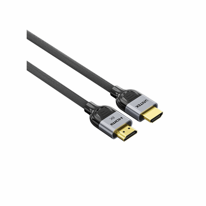 Unitek HDMI Male to HDMI Male 8K 60Hz Braided Nylon Cable, 1.5m - Image 1