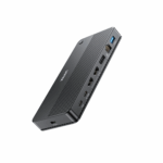 Unitek 13-in-1 Universal USB-C Single 8K, Triple 4K Docking Station, HDMI, DP, USB-A, USB-C, SD&MicroSD card reader, Audio, RJ45 Ethernet - Black - Image 4