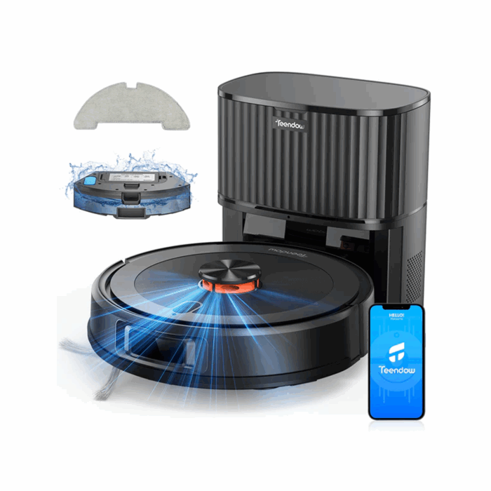 Teendow D10S MAX 2-in-1 Robot Vacuum Cleaner - Image 1