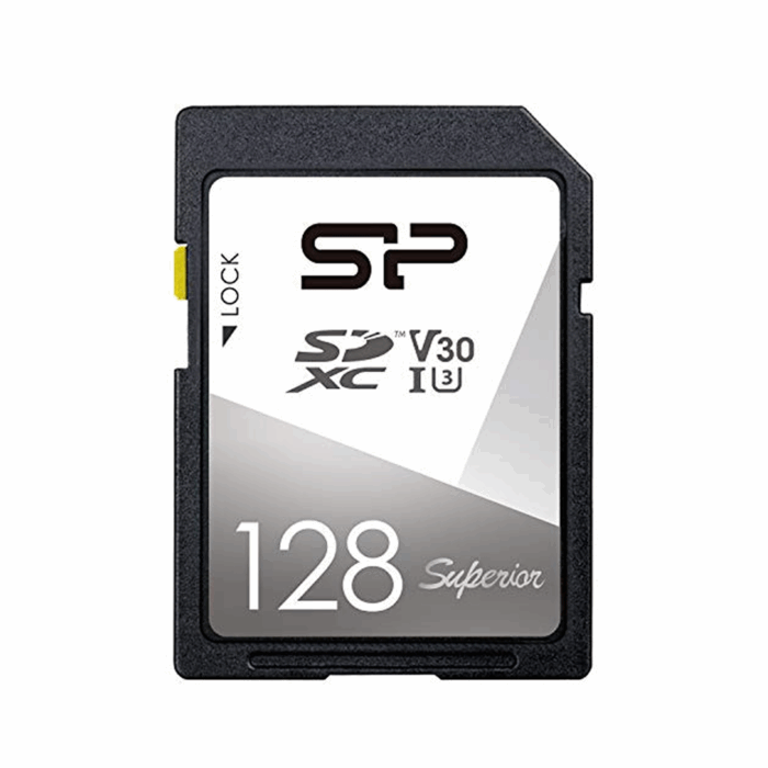 Silicon Power SDXC UHS-I U3, V30, 128GB - SD Card - Image 1