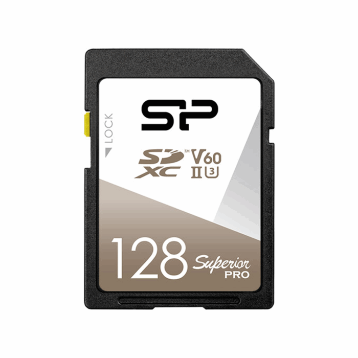 Silicon Power SDXC UHS-II U3, V60, 128GB - SD Card - Image 1