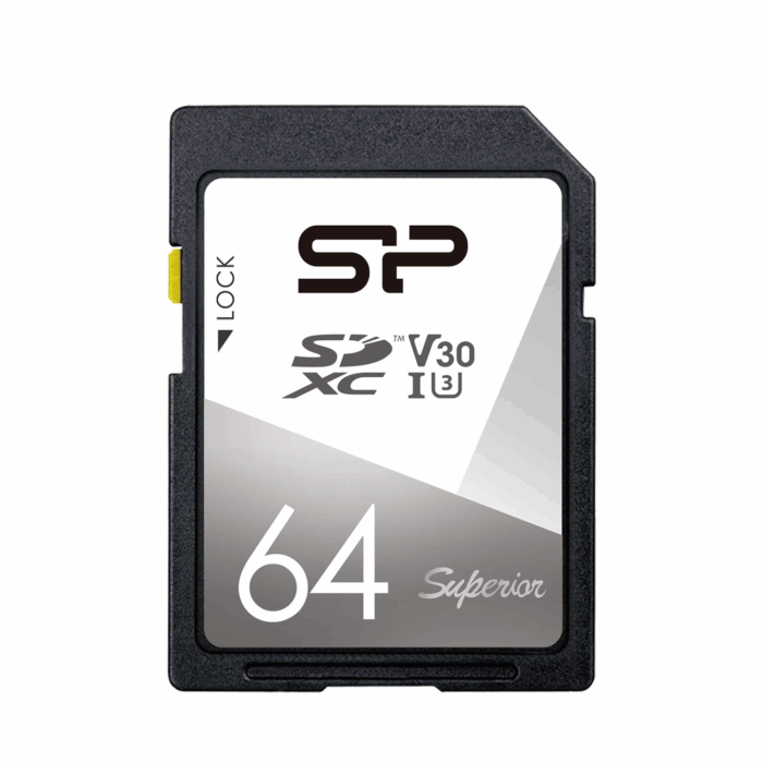 Silicon Power SDXC UHS-I U3, V30, 64GB - SD Card - Image 1