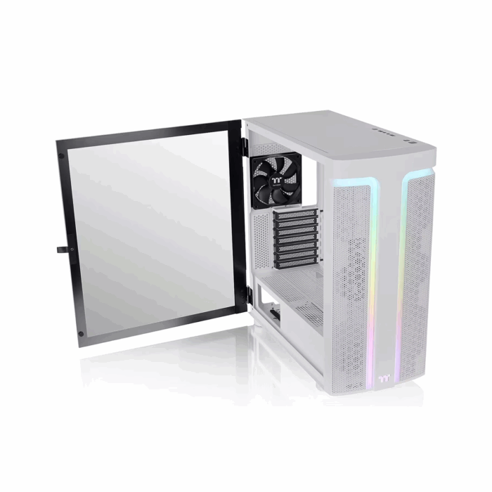 Thermaltake H590 TG ARGB, Snow White PC Case - Компьютерын кейс - Image 5