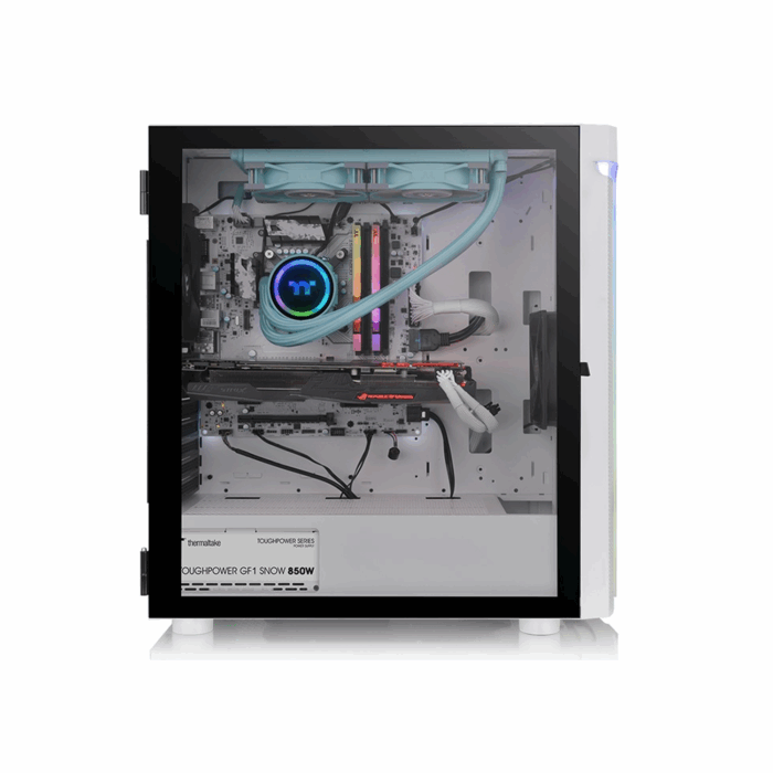 Thermaltake H590 TG ARGB, Snow White PC Case - Компьютерын кейс - Image 3
