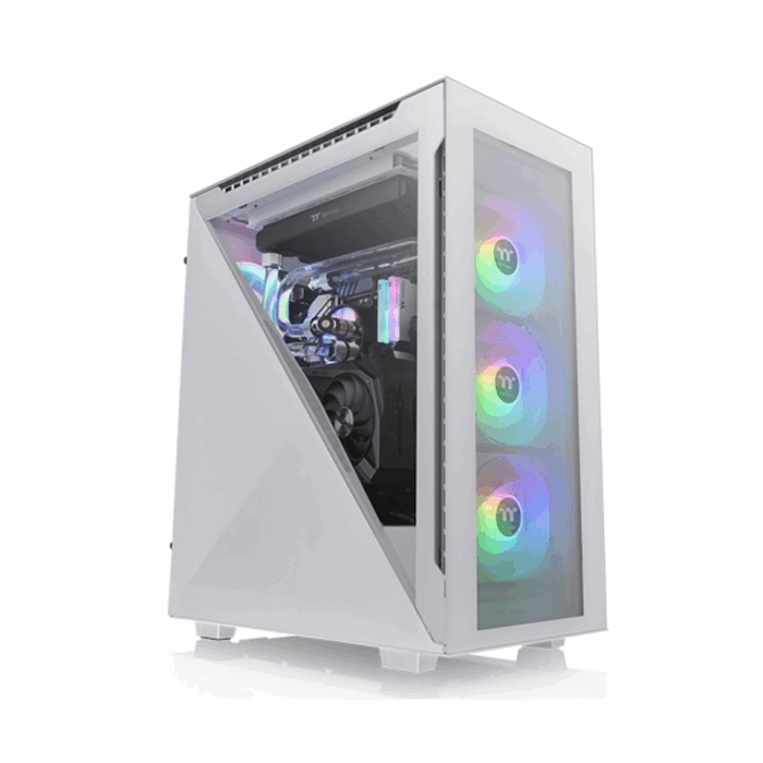 Thermaltake Divider 500 TG Snow ARGB White PC Case - Компьютерын кейс - Image 3