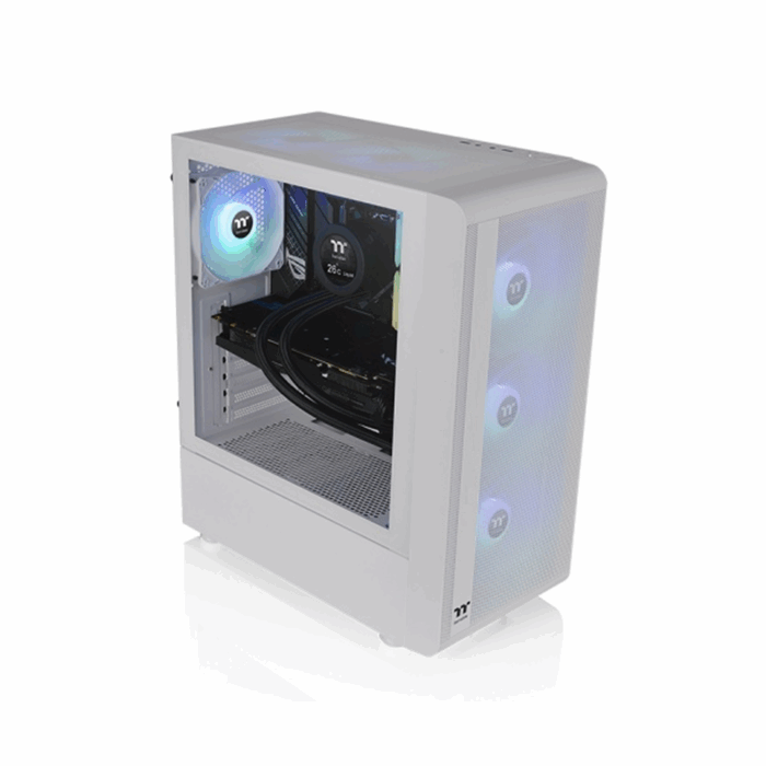 Thermaltake S200 TG Snow White PC Case - Компьютерын кейс - Image 3