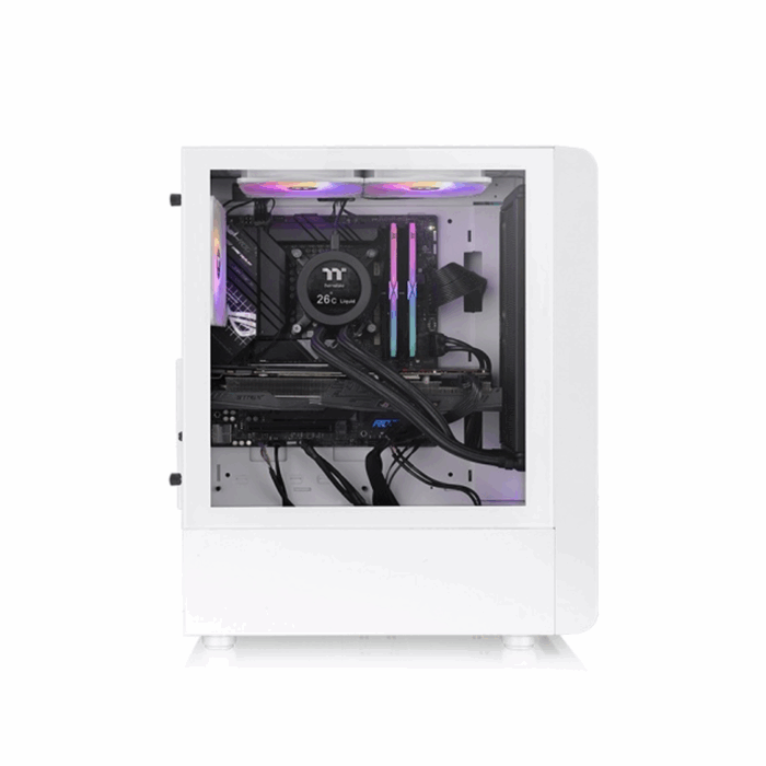 Thermaltake S200 TG Snow White PC Case - Компьютерын кейс - Image 5