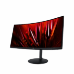 Acer Nitro Curved Gaming Monitor - XZ342CU S3, 34 inch, 3440x1440 at 180Hz, HDMI Port with HDMI Cable, DP Port with DP Cable, Audio Line Out - Image 3