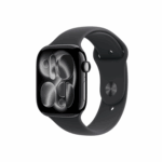 Apple Watch Series 11, 42mm, GPS, Jet Black Aluminium Case with Black Sport Band - ML