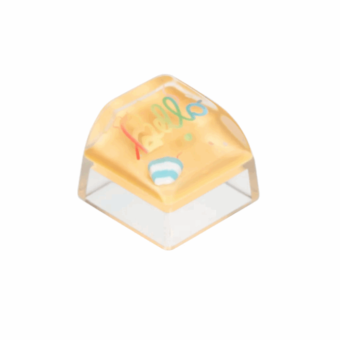 Group_2085662662 Keychron Hello Resin Artisan Keycap, RT-10 - Image 1