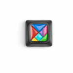 Keychron Low Profile LSA Artisan Keycap-Tangram, AT-39