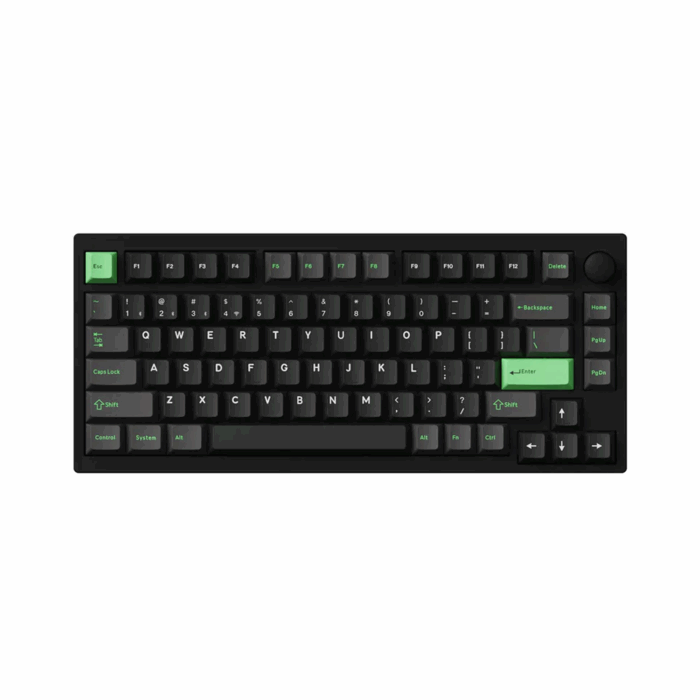 Keychron P1 HE Swappable RGB Backlight Nebula Switch Knob Version - Black, P1H-M1Z - Image 1