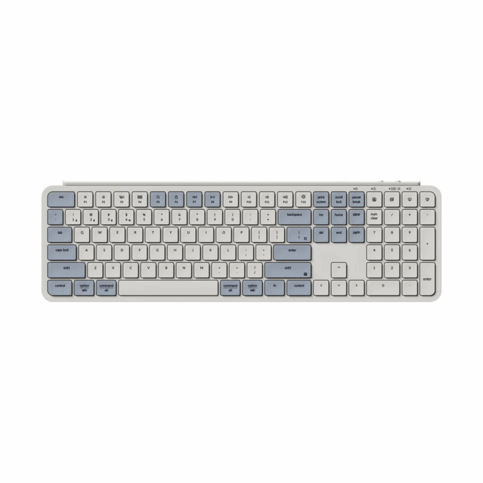Keychron B6 Pro Ultra-Slim Wireless Keyboard - Retro Blue - Image 1