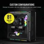 Corsair iCUE LC100 Case Accent Lighting Panels - Mini Triangle - 9x Tile Expansion Kit - Image 8