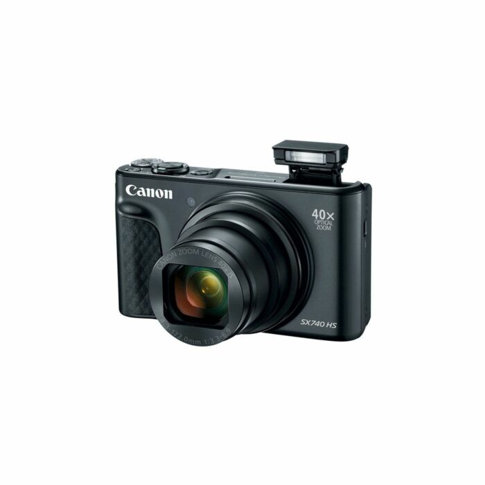 Canon PowerShot SX740 HS, DIGIC 8, 1/2.3" BSI CMOS, 20.3MP, ISO 100-3200, 10fps, 4K, Black - Image 4