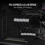 Corsair Premium PCIe 4.0 x16 Extension Cable, 300mm - GPU Нэмэлт кабель - Image 5