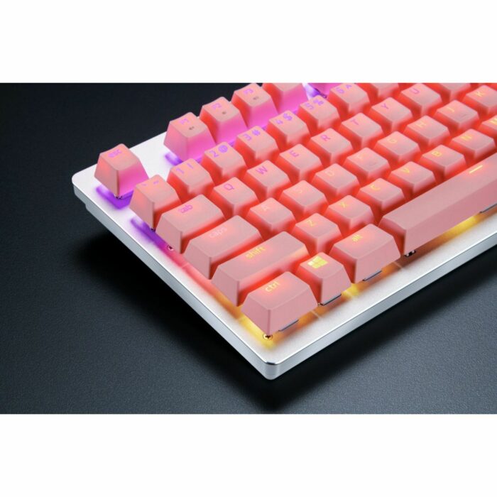 Razer PBT Keycap + Coiled Cable Upgrade Set (Quartz Pink) - Image 2