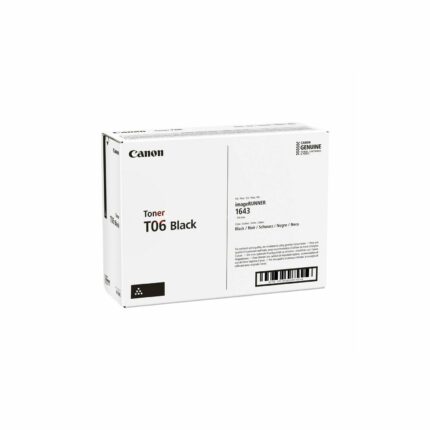 Canon T06 Toner Cartridge Black, 20500 хуудас, imageCLASS X MF1643iF II & imageRUNNER 1643i/1643iF загваруудад таарна