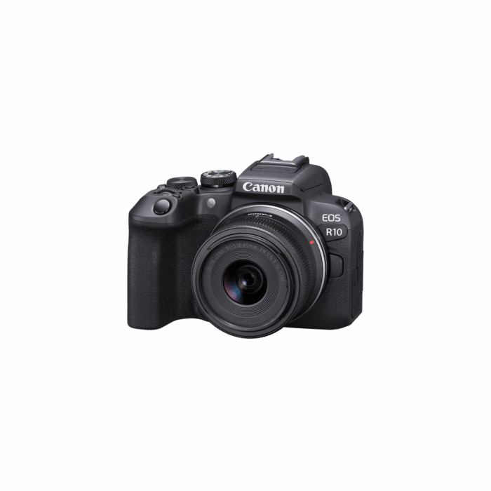 Canon EOS R10, RF-S18-45mm STM, DIGIC X, APS-C CMOS, 24.2MP, ISO 100-32000, 15fps, 4K@60fps, Black - Image 1