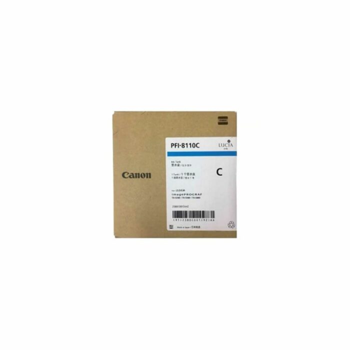 c (1) Canon PFI-8110 C, 160ml, imagePROGRAF TX-5300/TX-5310/TX5400/TX-5410/TX-5420 загваруудад таарна - Image 1