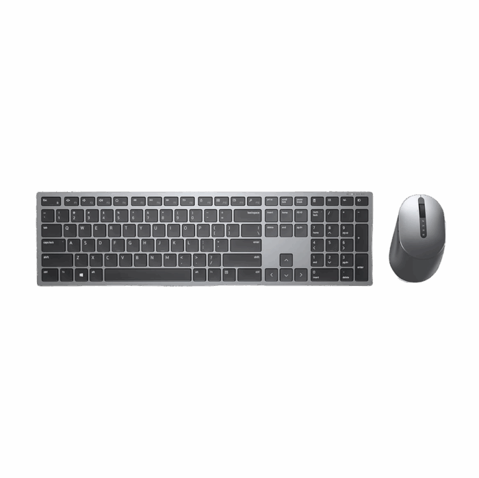 Dell Pro Plus Premier Multi-Device Wireless Keyboard and Mouse, KM7321W - Titan Gray - Image 1