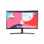 Samsung S3 S36C Curved Monitor, 27 inch, 1920x1080 at 75Hz, HDMI Port, PC IN, DC 14V, HDMI Cable