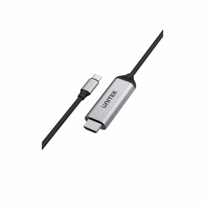 Unitek V1423A, USB-C to HDMI 4K60Hz, 1.8m cable, Space Grey - Image 1