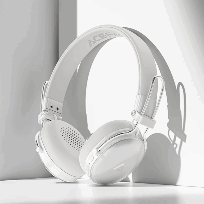 Acefast H7 Active Noise Reduction Wireless Headset, Pearl White - Image 7