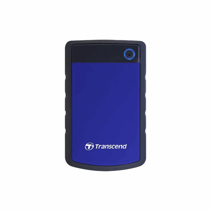 Transcend StoreJet 25H3, 2TB, USB 3.1 Portable Hard Drive - Navy Blue - Image 1