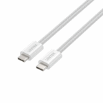 Unitek Magnetic Cable, USB-C to USB-C, 1m, PD100W, 480Mbps Data, White