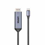 Unitek USB-C to DP Bidirectional 8K 30Hz Cable, 1.8m, Space Grey - Image 2