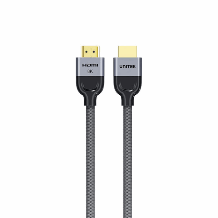 Unitek HDMI Male to HDMI Male 8K 60Hz Braided Nylon Cable, 1.5m - Image 2