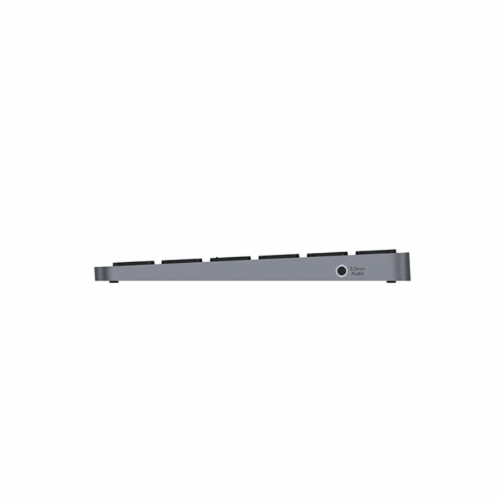 Unitek 9-in-1 USB-C Keyboard Hub, USB-A, USB-C, HDMI, SD & Micro SD card reader, Audio - Space Grey - Image 3