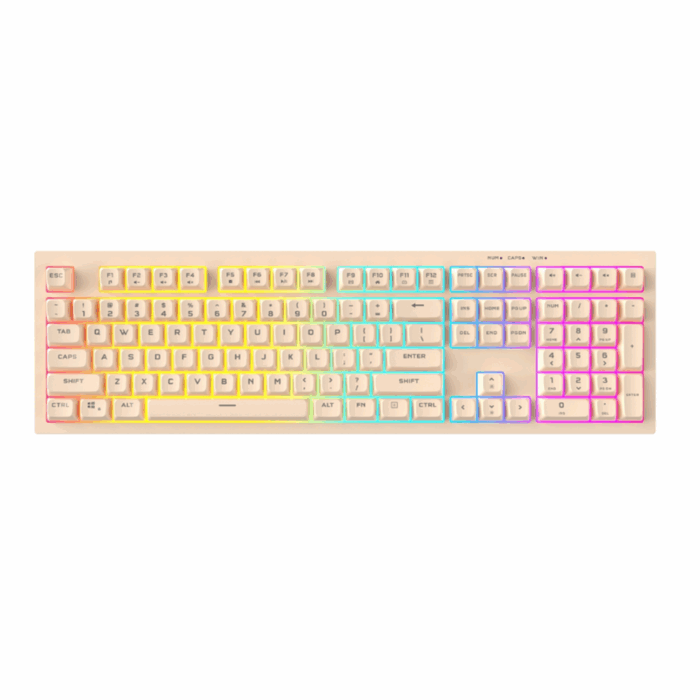 Aigo FG108 MILKY BROWN Mechanical keyboard - Image 1