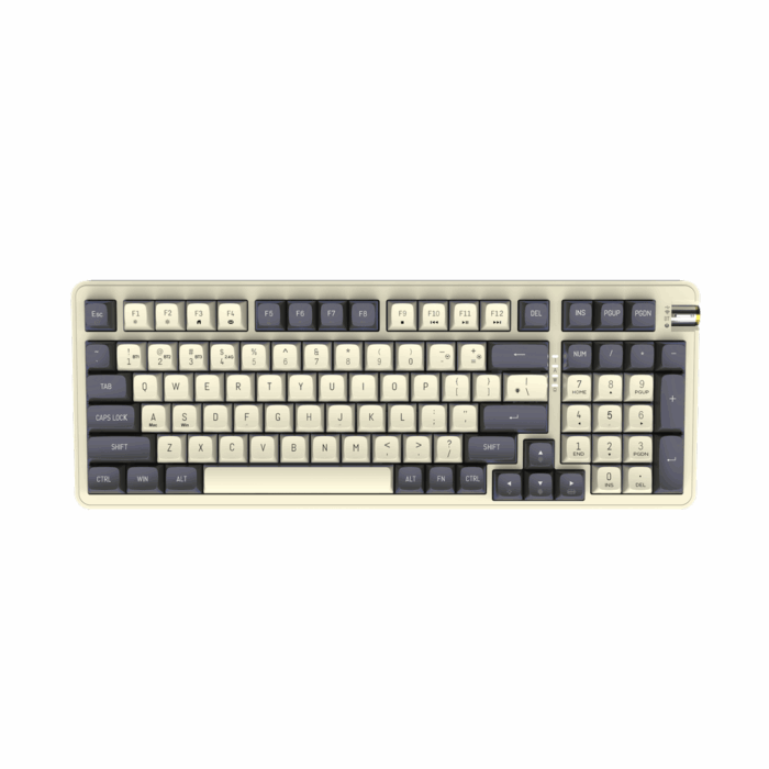 Darkflash DF98RGB Wireless Mechanical Keyboard, Yellow Switch Gray - Image 1