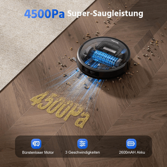 Teendow D10S MAX 2-in-1 Robot Vacuum Cleaner - Image 4