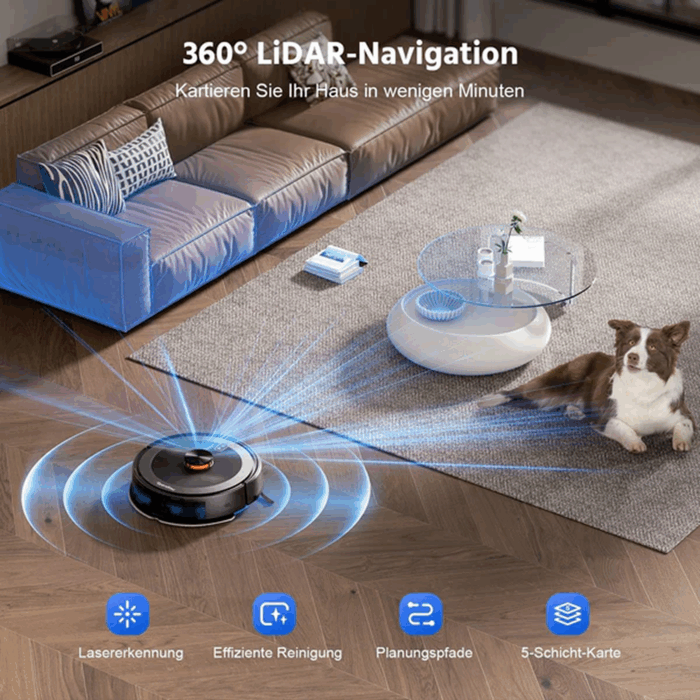 Teendow D10S MAX 2-in-1 Robot Vacuum Cleaner - Image 2