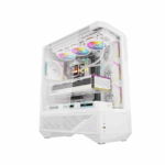 Darkflash DY460 WHITE with 4 INF34 ARGB FAN PC Case - Компьютерын кейс