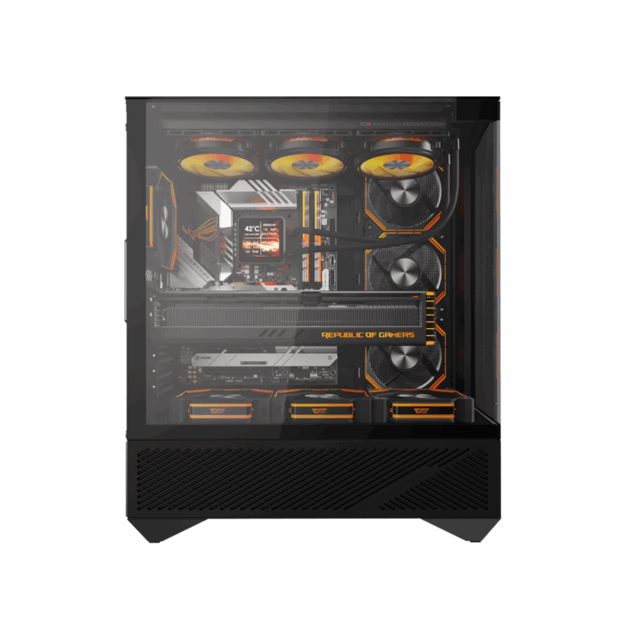 Darkflash DY460 BLACK with 4 INF34 ARGB FAN PC Case - Компьютерын кейс - Image 3
